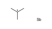 tert-Butyldimethylantimony structure