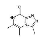 1,2,4-Triazolo[4,3-a]pyrazin-8(7H)-one,3,5,6-trimethyl-(9CI) structure