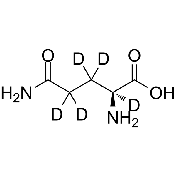 L-Glutamine-d5 structure