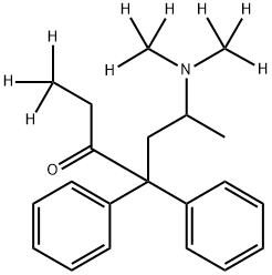 (±)-Methadone-d9 hydrochloride Structure