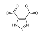 (9ci)-5-硝基-1H-1,2,3-噻唑-4-羰酰氯结构式