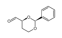 (2S,4S)-2-phenyl-1,3-dioxane-4-carboxaldehyde结构式