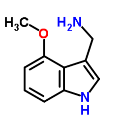 4-methoxy-3-(aminomethyl)indole Structure