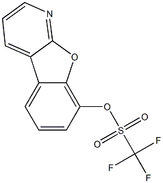 1,1,1-三氟苯并呋喃并[2,3-B]吡啶-8-基甲酸甲酯结构式