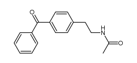 N-(4-benzoylphenethyl)acetamide Structure