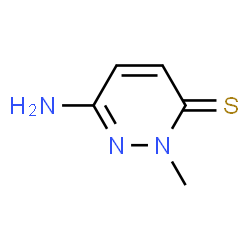 3(2H)-Pyridazinethione,6-amino-2-methyl-(9CI) Structure