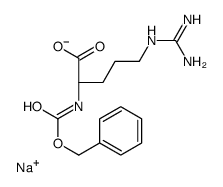 monosodium N2-[(benzyloxy)carbonyl]-L-argininate结构式