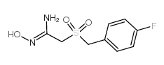 2-(4-氟苯甲基磺酰)羟基乙脒结构式