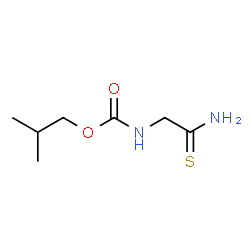 Carbamic acid,(2-amino-2-thioxoethyl)-,2-methylpropyl ester (9CI) structure