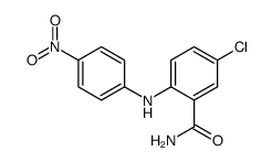 4-Chlor-4'-nitro-diphenylamin-2-carbonsaeureamid Structure