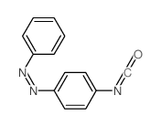 Diazene, (4-isocyanatophenyl)phenyl- Structure