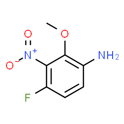 4-Fluoro-2-methoxy-3-nitroaniline structure