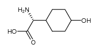 (R)-AMINO-4-HYDROXY-CYCLOHEXANEACETIC ACID structure