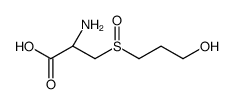 3-[(3-Hydroxypropyl)sulfinyl]-L-alanine structure