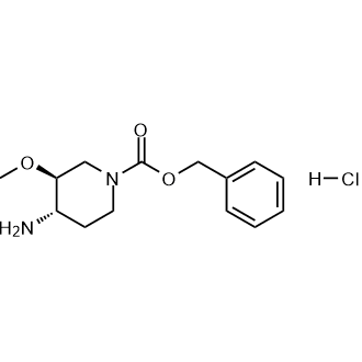 反式-4-氨基-3-甲氧基-哌啶-1-羧酸苄酯盐酸盐图片