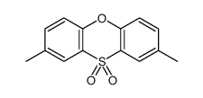 2,8-dimethylphenoxathiine 10,10-dioxide结构式