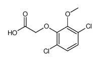 2-(3,6-dichloro-2-methoxyphenoxy)acetic acid Structure