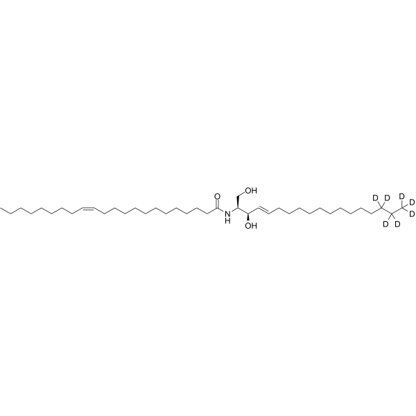 C22:1 Ceramide-d7结构式