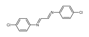 1,4-bis(4-chlorophenyl)-1,4-diazabuta-1,3-diene Structure