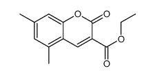 ethyl 5,7-dimethyl-2-oxochromene-3-carboxylate Structure