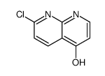 7-Chloro-4-hydroxy-[1,8]naphthyridine Structure