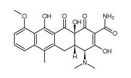 (4S,4aS,12aS)-4-(dimethylamino)-3,11,12a-trihydroxy-10-methoxy-6-methyl-1,12-dioxo-1,4,4a,5,12,12a-hexahydrotetracene-2-carboxamide Structure