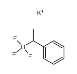 potassium (1-phenylethyl)trifluoroborate结构式