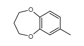 7-methyl-3,4-dihydro-2H-benzo[b]1,4-dioxepine结构式