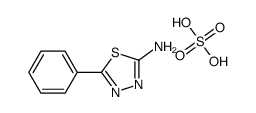 2-AMINO-5-PHENYL-1,3,4-THIADIAZOLE SULFA TE Structure