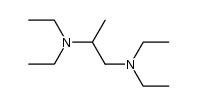 N,N,N',N'-tetraethyl-1,2-diaminopropane结构式