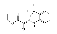 ethyl 2-chloro-2-[[2-(trifluoromethyl)phenyl]hydrazinylidene]acetate结构式