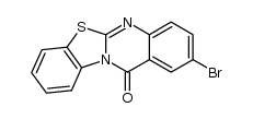 2-bromo-12-oxo-12H-benzothiazolo[2,3-b]quinazoline结构式