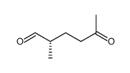 Hexanal, 2-methyl-5-oxo-, (2S)- (9CI) Structure