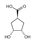 Cyclopentanecarboxylic acid, 3,4-dihydroxy-, (1alpha,3beta,4beta)- (9CI) picture