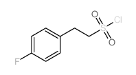 2-(4-Fluorophenyl)ethanesulfonyl chloride结构式