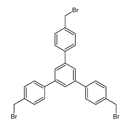 1,3,5-tris[4-(bromomethyl)phenyl]benzene structure