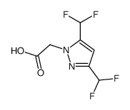 (3,5-Bis-difluoromethyl-pyrazol-1-yl)-acetic acid Structure