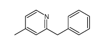 2-benzyl-4-methylpyridine Structure