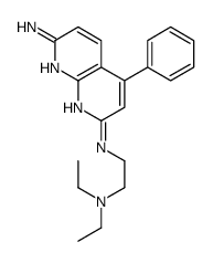 2-N-[2-(diethylamino)ethyl]-4-phenyl-1,8-naphthyridine-2,7-diamine Structure