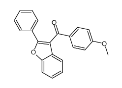 (4-METHOXYPHENYL)(2-PHENYL-3-BENZOFURANYL)METHANONE structure