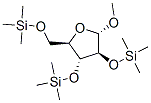 .alpha.-Arabinofuranoside, methyl 2,3,5-tris-O-(trimethylsilyl)-结构式