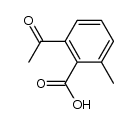 2-acetyl-6-methyl-benzoic acid Structure