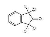 1,1,3,3-tetrachloro-indan-2-one Structure