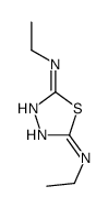 2-N,5-N-diethyl-1,3,4-thiadiazole-2,5-diamine结构式