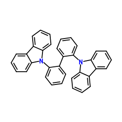 9,9'-(2,2'-Biphenyldiyl)bis(9H-carbazole) structure