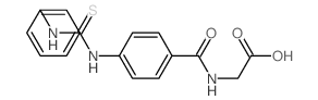 2-[[4-(phenylthiocarbamoylamino)benzoyl]amino]acetic acid picture