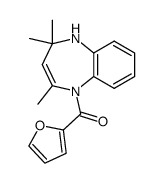 5-(furan-2-carbonyl)-2,2,4-trimethyl-2,5-dihydro-1H-benzo[b][1,4]diazepine Structure