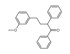 1,2-diphenyl-4-(m-methoxyphenyl)-1-butanone Structure