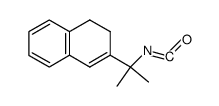 2-(3,4-dihydro-2-naphthalenyl)-2-methylethyl isocyanate结构式