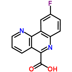 9-Fluorobenzo[h][1,6]naphthyridine-5-carboxylic acid Structure